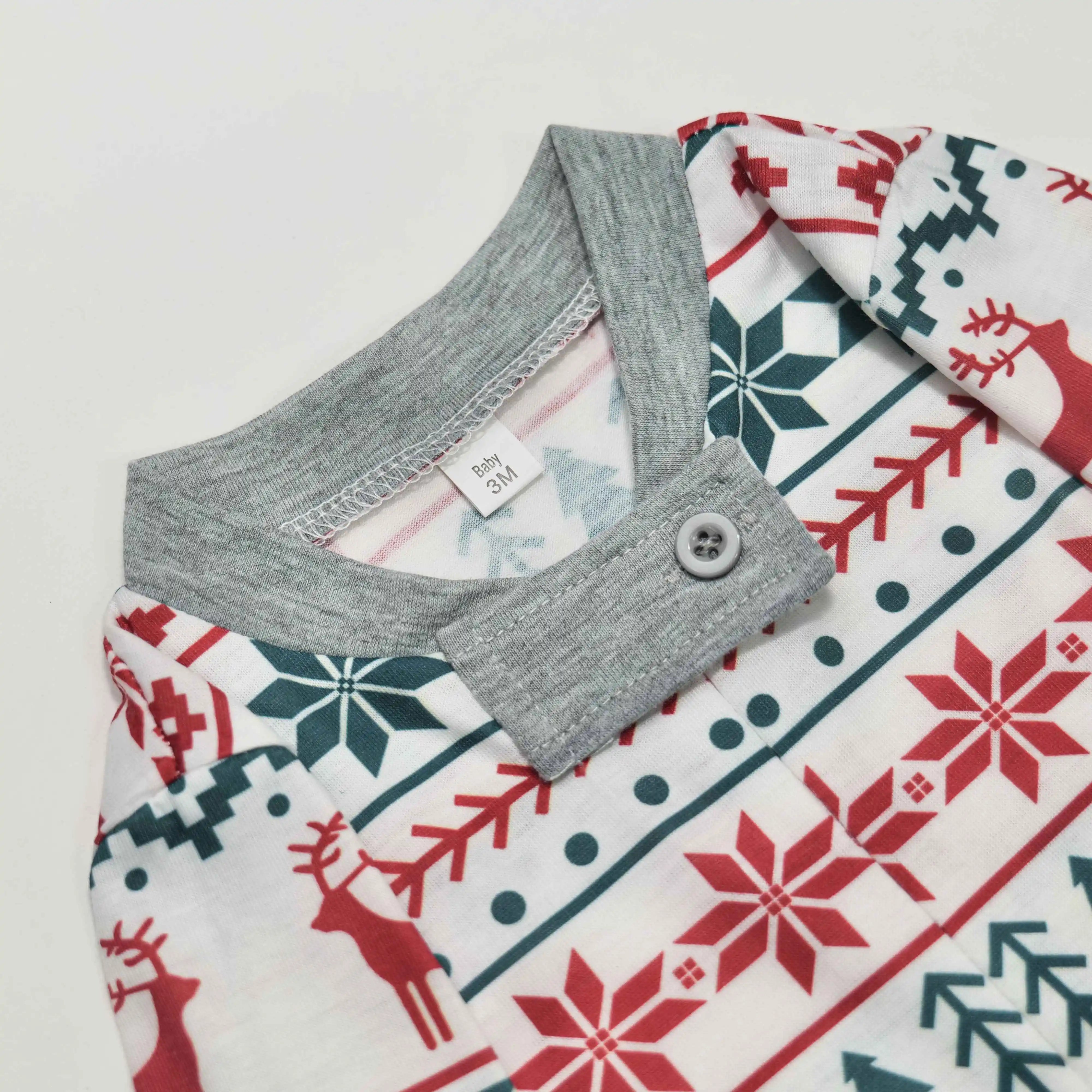 Festive Reindeer & Snowflake Pyjama Set